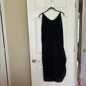J. Crew Black Sleeveless Swim Cover Up Dress Size M